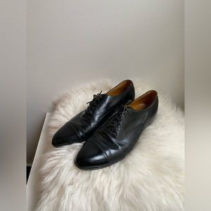Vintage leather oxfords